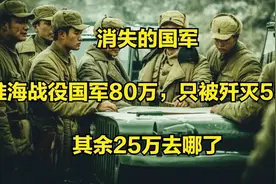 消失的国军：淮海战役国军80万，只被歼灭55万，其余25万去哪了视频封面