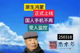 原生鸿蒙正式上线 国人手机不再受霸权监控视频封面