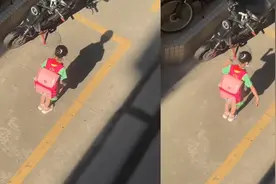 女孩在清晨的阳光下对着影子跳舞 网友：小时候为什么要着急长大视频封面