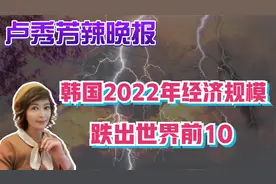 韩国2022年经济规模跌出世界前10 大陆经济规模是其十倍以上视频封面