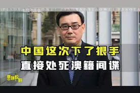 该出手时就出手，中国判处澳籍间谍死刑，澳总理不服扬言要救人视频封面