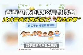 看看国家电网这福利待遇，这才是真正的让职工“敢生敢养”！视频封面