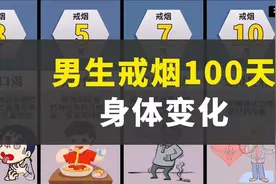 男生戒烟100天的身体变化视频封面