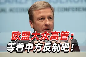 欧盟很快就搬起石头砸自己的脚，大众高管：等着中方反制吧！视频封面
