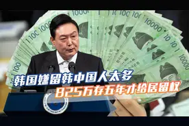 韩方声称在韩中国人太多，要求存款825万达五年，才给永久居留权视频封面
