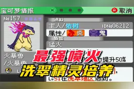 如何培养最强洗翠火爆兽，晴天大队，口袋妖怪究极绿宝石5.5