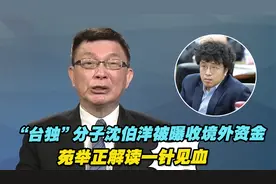 “台独”分子沈伯洋被曝收境外资金，苑举正解读一针见血视频封面