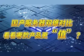 国产服务器双雄对比，看看哪款产品更“值”视频封面
