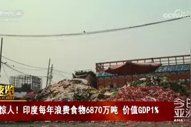 惊人！印度每年浪费食物6870万吨 价值GDP1%视频封面