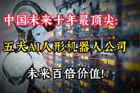 中国未来十年最顶尖五大AI人形机器人公司、未来百倍价值！视频封面