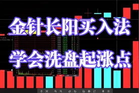 金针长阳是洗盘结束的信号，学会回踩买入法，把握好起涨点！视频封面