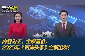 内容为王、全媒宣推，2025年《两岸头条》全新出发！视频封面