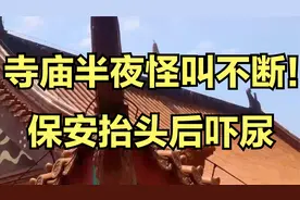 天津寺庙半夜怪叫不断！保安抬头后吓尿一裤裆，周围百姓惶恐惊惧视频封面