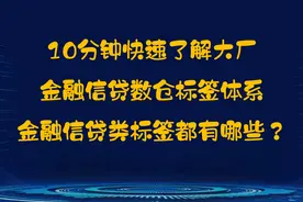 涤生大数据内部课程分享：金融信贷业务标签体系介绍视频封面