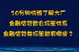 涤生大数据内部课程分享：金融信贷业务标签体系介绍视频封面