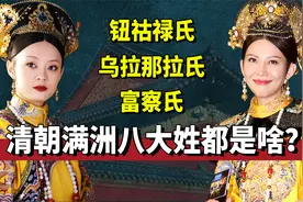 清朝满洲八大姓是哪几个？为什么甄嬛改名换姓，宜修的反应这么大视频封面