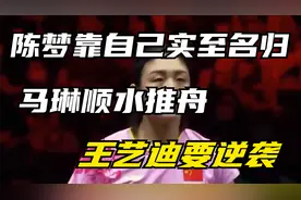内定奥运名额？陈梦靠自己实至名归，马琳顺水推舟，王艺迪要逆袭视频封面