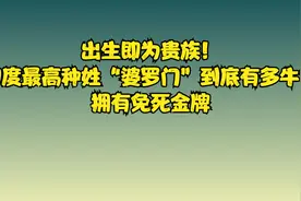 出生即为贵族！印度最高种姓“婆罗门”到底有多牛？拥有免死金牌视频封面