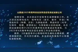 山西省2025年高考综合改革适应性测试成绩公布视频封面