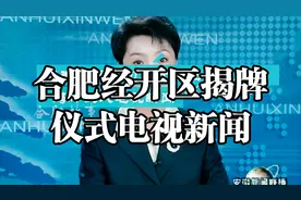 合肥经开区揭牌仪式电视新闻视频封面