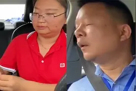 女子考驾照太过紧张浑身发抖，安全员劝其放松一下，开考后笑喷视频封面