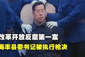 1983年，改革开放反腐第一案真实影像，海丰县委书记被执行枪决视频封面
