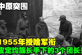 中原突围，皮定均旅长手下的3个团长是谁？1955年授啥军衔？视频封面
