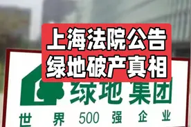 上海法院公告立案绿地建设破产，国企信仰破灭视频封面