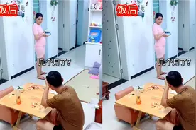 女人的肚子永远是个谜， 老婆吃饭前后的肚子对比视频封面