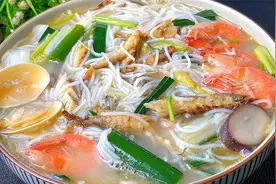 福州人从小吃到大的，巴浪鱼煮粉干，教你在家也能煮出街边的味道