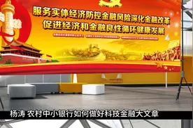 杨涛 农村中小银行如何做好科技金融大文章视频封面