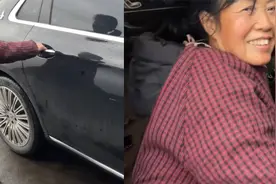 儿子喜提新车开回家显摆，单亲妈妈上车满脸骄傲，看车标太晃眼视频封面