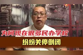 为何现在很多民办学校，纷纷关停倒闭，真是因为孩子数量减少了吗视频封面