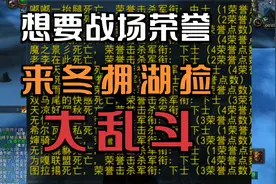 【魔兽世界WLK】混荣誉点数最快的方式，冬拥湖不会让你失望视频封面