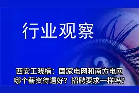 西安王晓楠：国家电网和南方电网哪个薪资待遇好？招聘要求一样吗视频封面