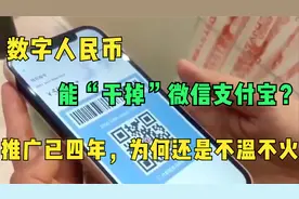 数字人民币能“干掉”微信支付宝？推广已四年，为何还是不温不火视频封面