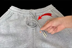 才发现，原来裤子上的2根绳子这样系才正确，实用又方便，快试试