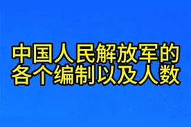 中国人民解放军的，各个编制以及人数视频封面
