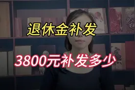 广东退休金补发到位了啦？企退退休金3800元，补发了多少呢？视频封面