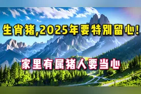 生肖猪,2025年要特别留心!家里有属猪人要当心视频封面