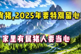生肖猪,2025年要特别留心!家里有属猪人要当心视频封面