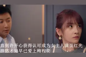 直到许开心获得认可成为女主人满面红光，游悠才知早已爱上梅程奕
