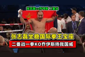 张志磊vs乔伊斯二番战再次获胜，坐稳国际拳王宝座，为国争光！视频封面