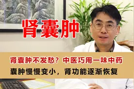 肾囊肿不发愁？中医巧用一味中药，囊肿慢慢变小，肾功能逐渐恢复