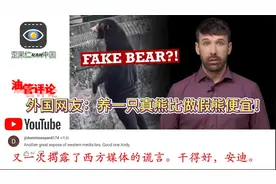 国外爆火的动物园假熊事件,外国网友:又一次揭露了西方媒体谎言视频封面