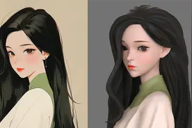 【zbrush新手教程】古风美女人物雕刻，ZB入门人物半身像模型制作