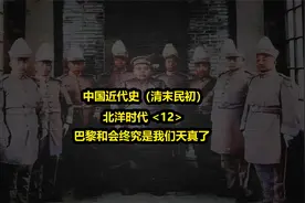 一战结束段祺瑞国内声望空前提高，但巴黎和会终究还是我们草率了视频封面