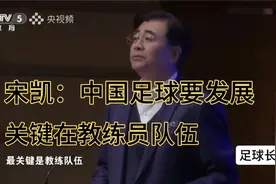 足协主席宋凯：国足要发展，技术和球员是关键视频封面