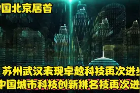 中国城市科技创新排名：北京居首，苏州武汉表现卓越科技再次进步视频封面