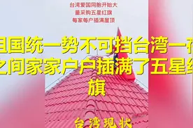 祖国统一势不可挡，台湾一夜之间家家户户插满了五星红旗！视频封面